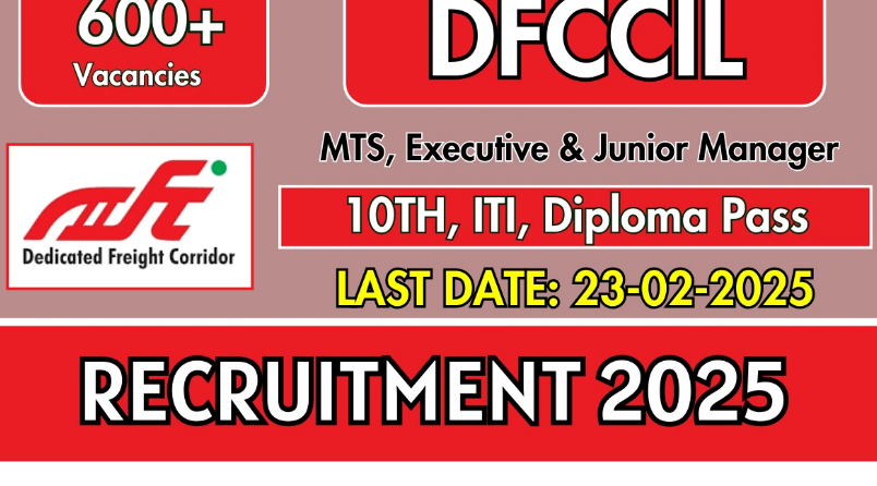 DFCCIL Various Post Recruitment 2025 - Apply Online for 642 MTS, Executive & Junior Manager Posts